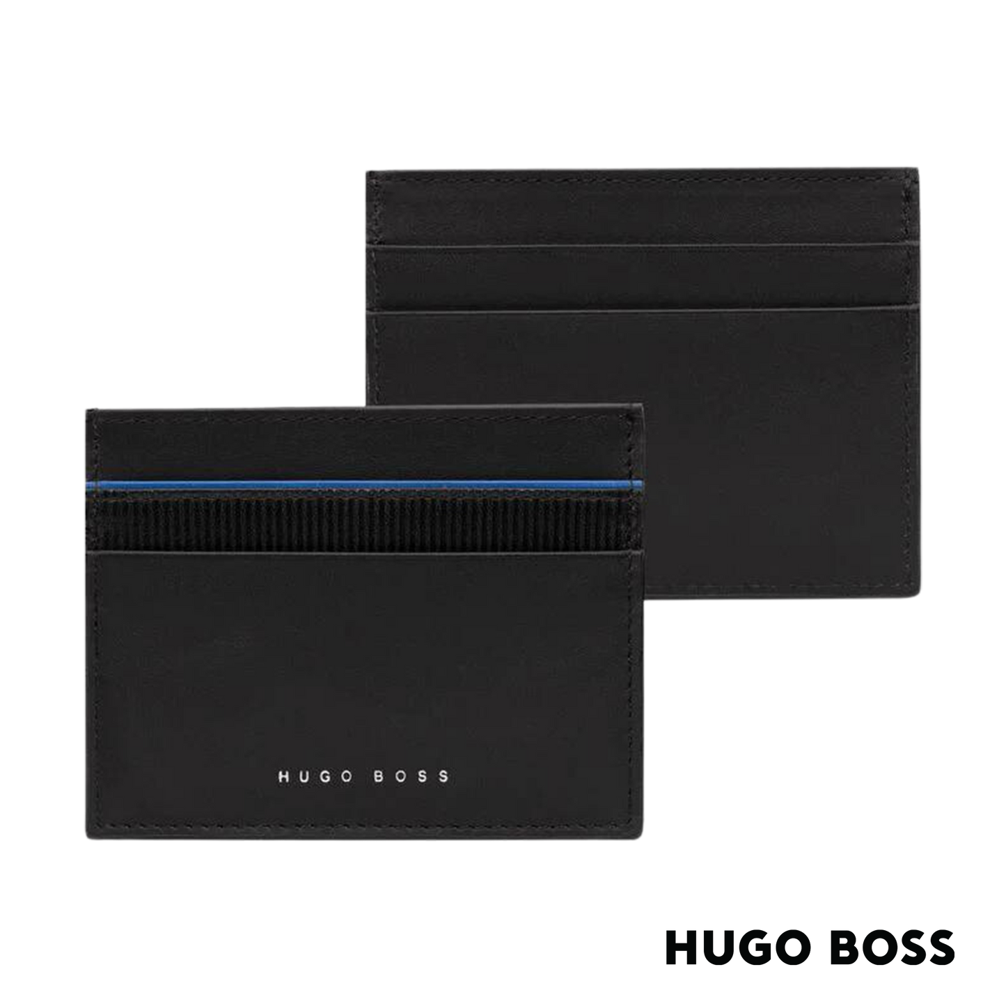 Hugo Boss Gear Black Blue Card Holder (HLC207L)