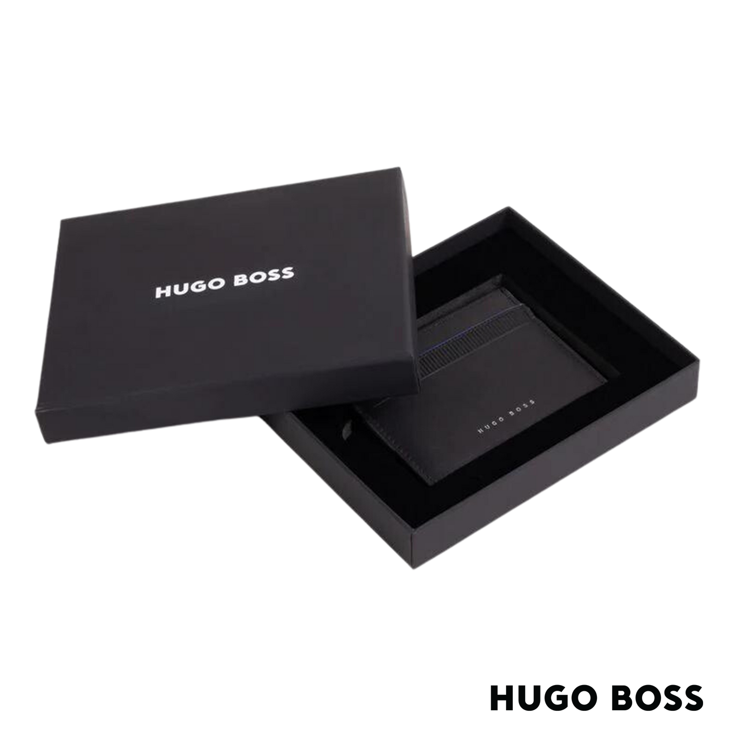 Hugo Boss Gear Black Blue Card Holder (HLC207L)