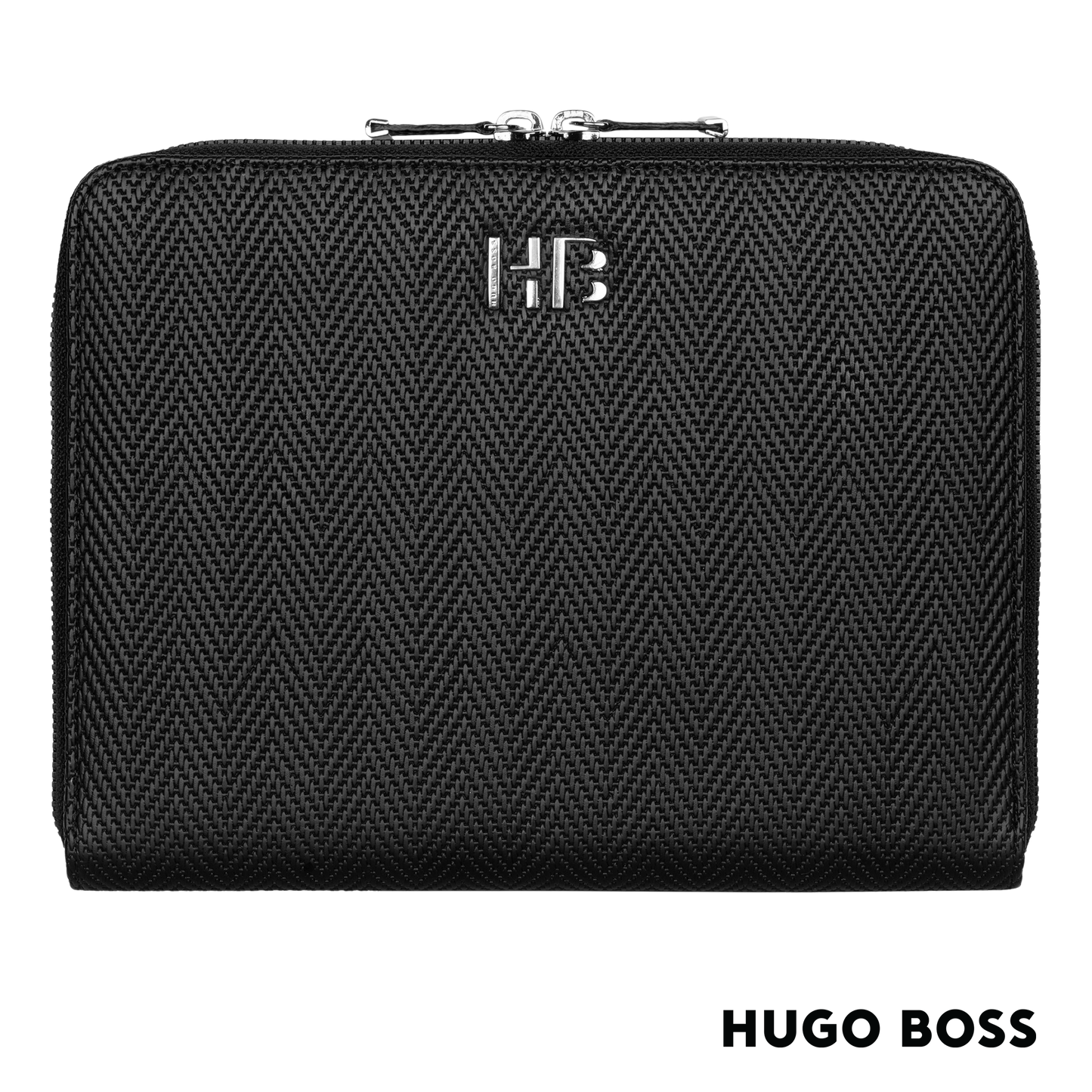 Hugo Boss Conference A5 Folder Herringbone (HTM106A)