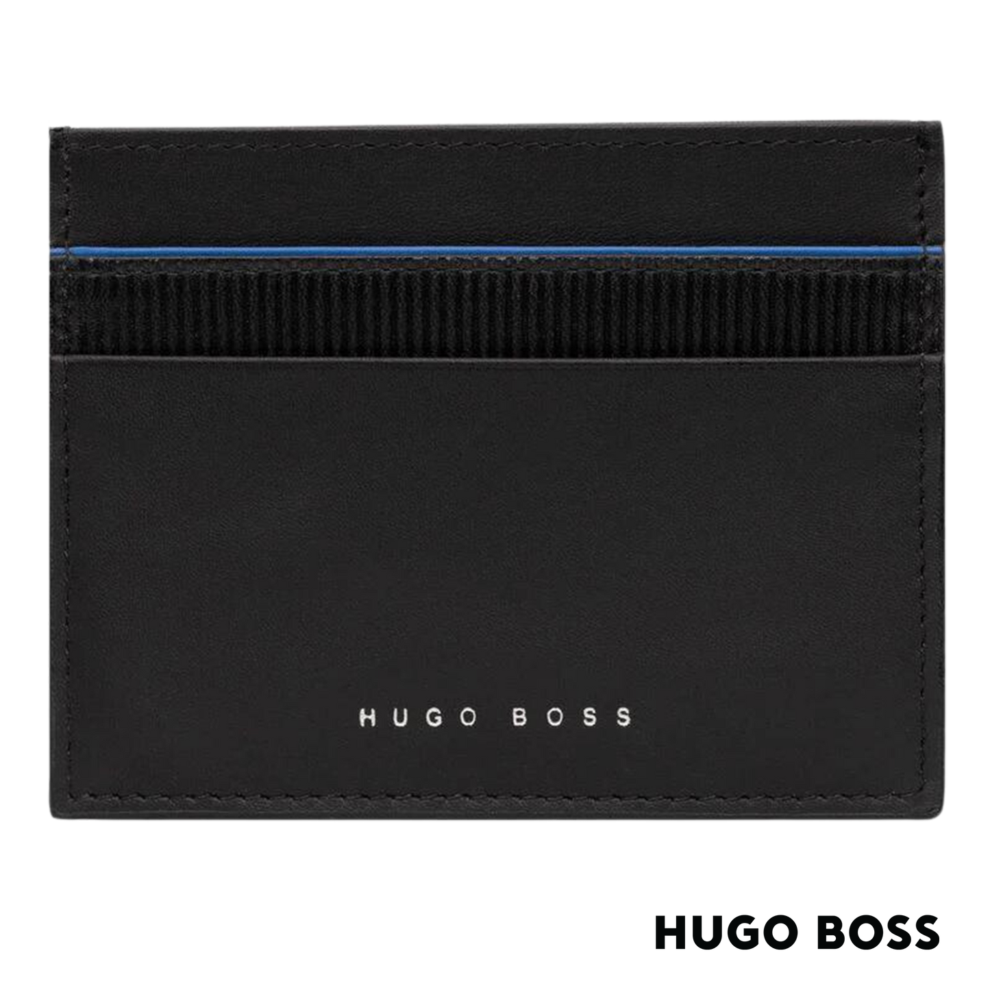 Hugo Boss Gear Black Blue Card Holder (HLC207L)