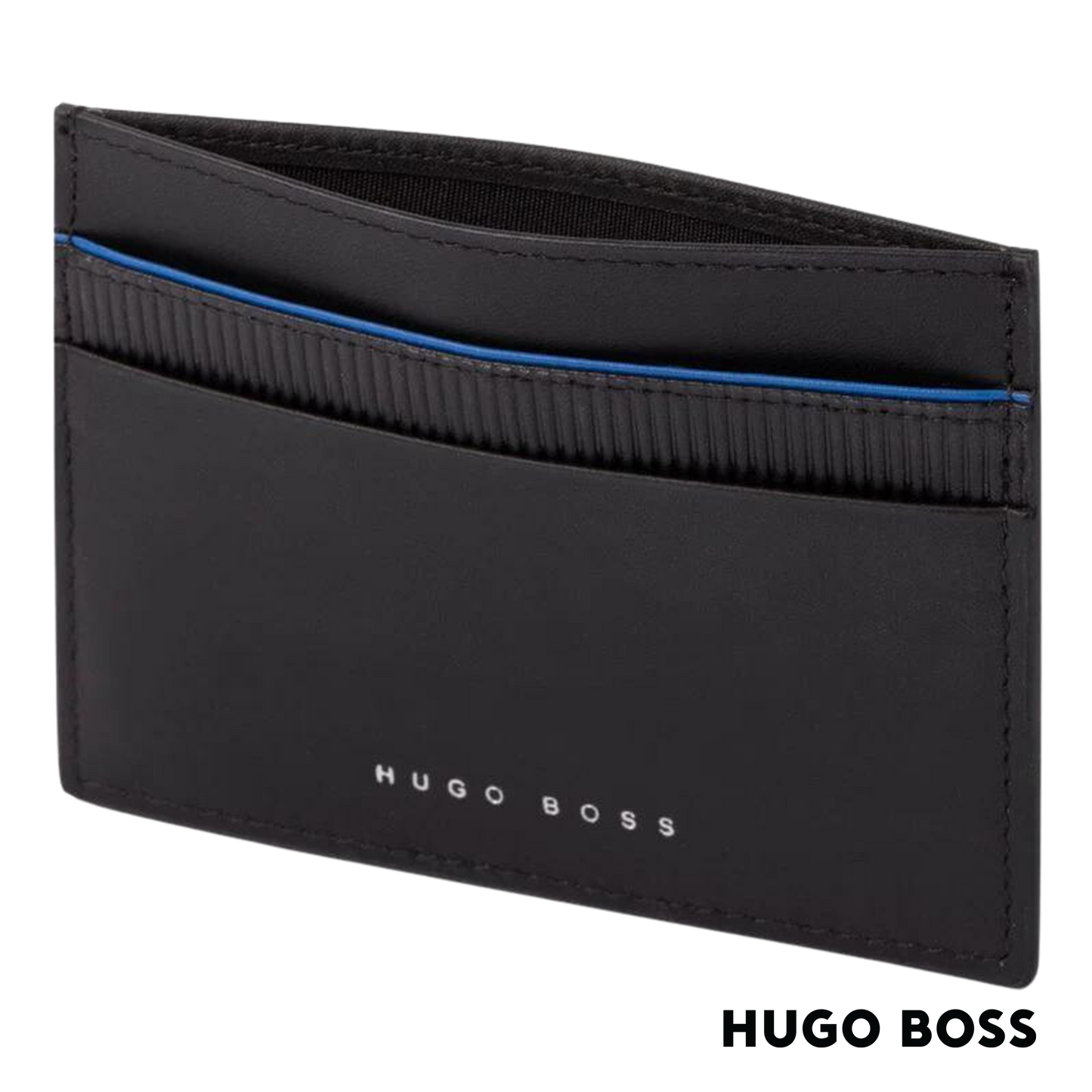 Hugo Boss Gear Black Blue Card Holder (HLC207L)