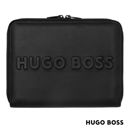 Hugo Boss Conference Black A5 Folder Label (HTM209A)