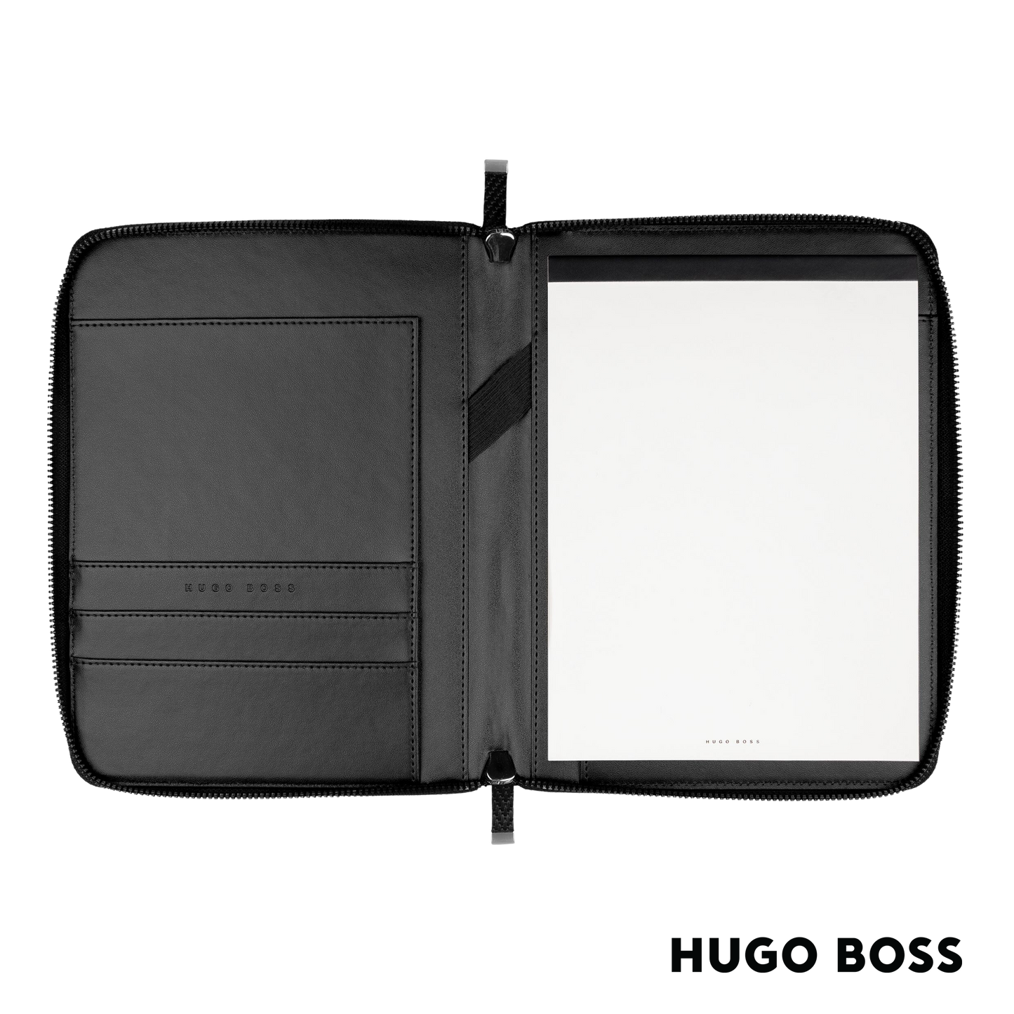 Hugo Boss Conference A5 Folder Herringbone (HTM106A)