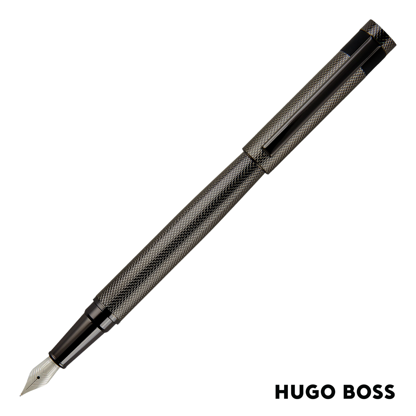 Hugo Boss Pen Fountain Loop Diamond Gun (HSW3672D)