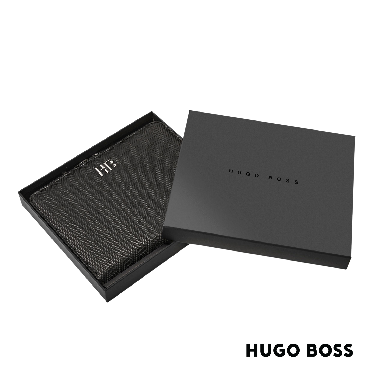 Hugo Boss Conference A5 Folder Herringbone (HTM106A)