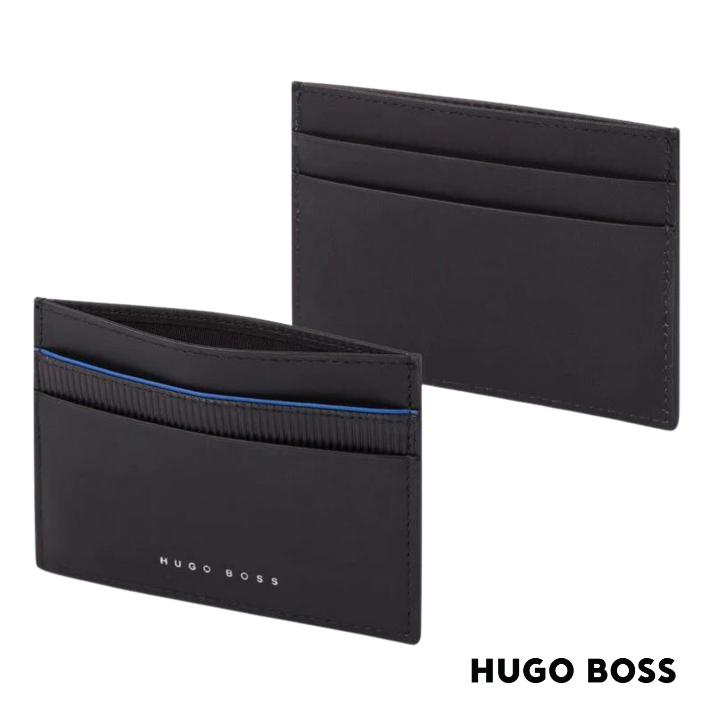 Hugo Boss Gear Black Blue Card Holder (HLC207L)