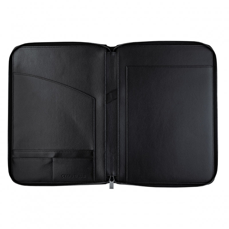 Cerruti 1881 Horton Black A4 Conference Folder (NTA011A)