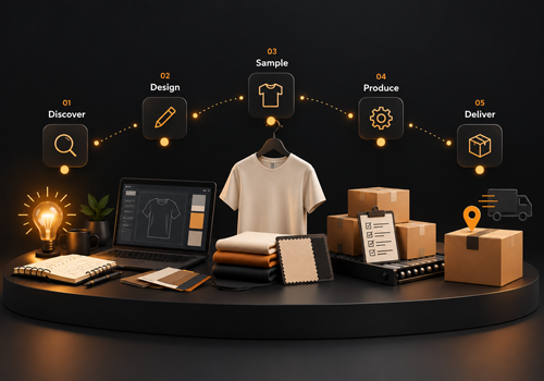 Palimera's five-stage process from discovery to
delivery